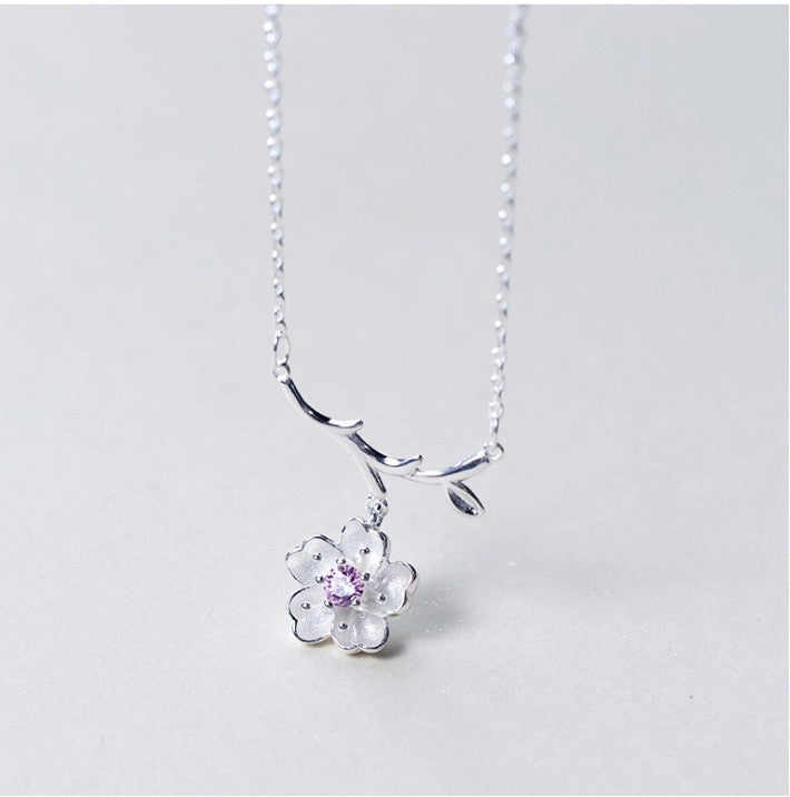 Peach 2025 blossom necklace